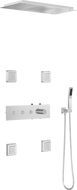 Mexen Soler zestaw prysznicowy podtynkowy, chrom - 7601-04-00