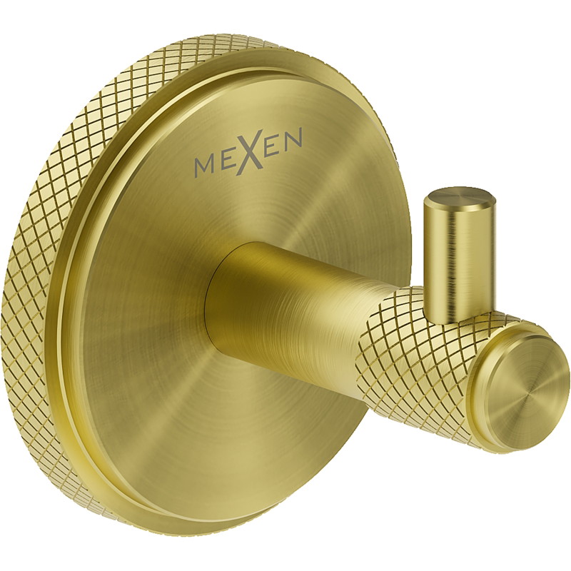 Mexen Gravo haczyk na ręcznik, złoty szczotkowany - 70A93011-55