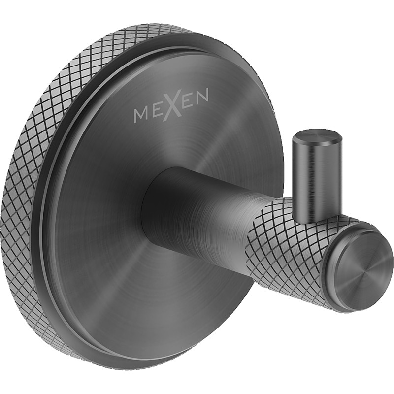 Mexen Gravo haczyk na ręcznik, gun gray szczotkowany - 70A93011-66