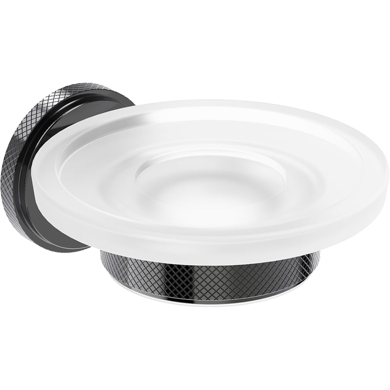 Mexen Gravo mydelniczka, black chrome - 70A93055-73