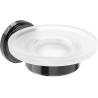 Mexen Gravo mydelniczka, black chrome - 70A93055-73