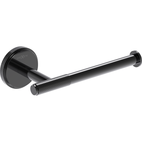Mexen Gravo uchwyt na papier toaletowy, black chrome - 70A93025-73
