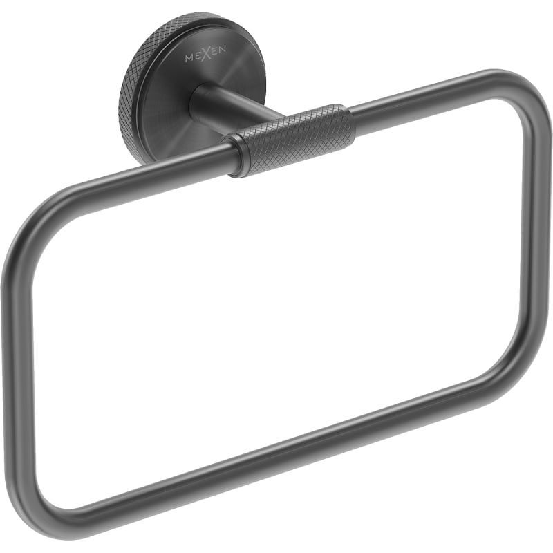 Mexen Gravo wieszak na ręcznik, gun gray szczotkowany - 70A93031-66