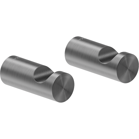 Mexen Loop haczyk na ręcznik (2 szt.), gun gray szczotkowany - 70A71010-66