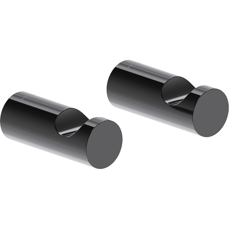 Mexen Loop haczyk na ręcznik (2 szt.), black chrome - 70A71010-73