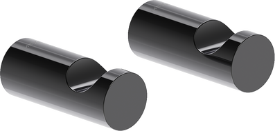 Mexen Loop haczyk na ręcznik (2 szt.), black chrome - 70A71010-73