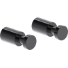 Mexen Loop haczyk na ręcznik (2 szt.), black chrome - 70A71011-73
