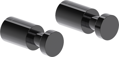 Mexen Loop haczyk na ręcznik (2 szt.), black chrome - 70A71011-73