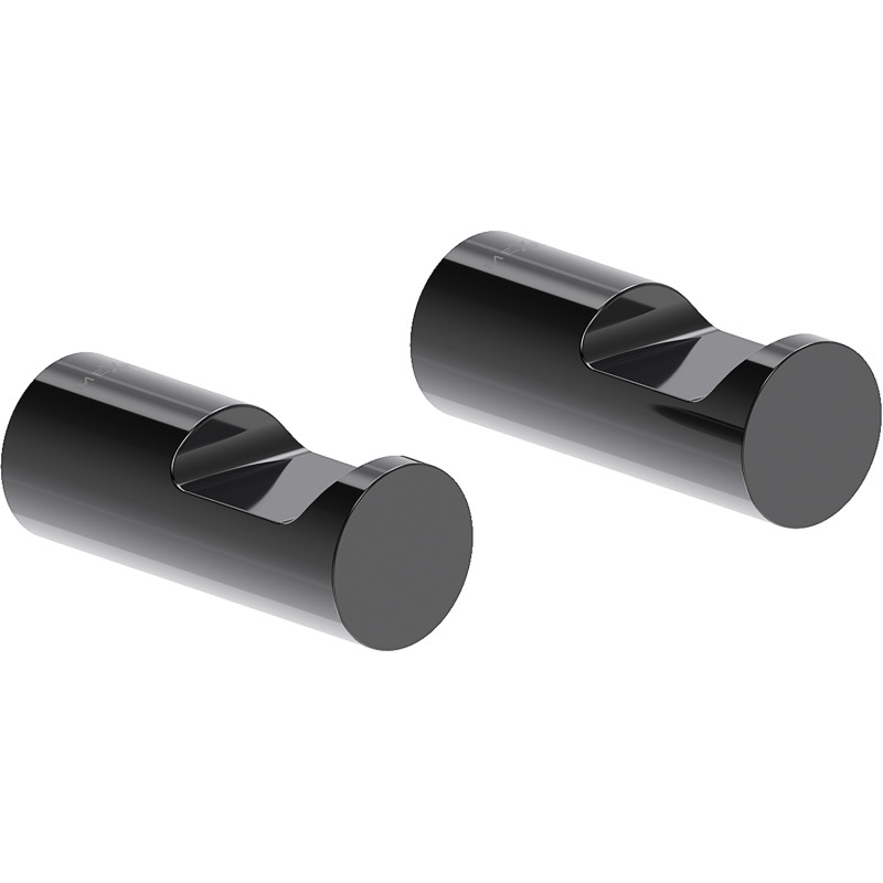 Mexen Loop haczyk na ręcznik (2 szt.), black chrome - 70A71012-73