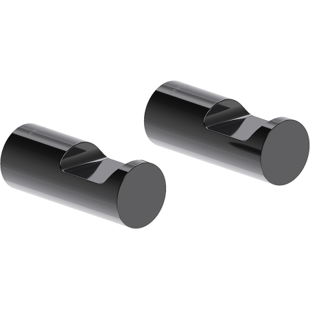 Mexen Loop haczyk na ręcznik (2 szt.), black chrome - 70A71012-73