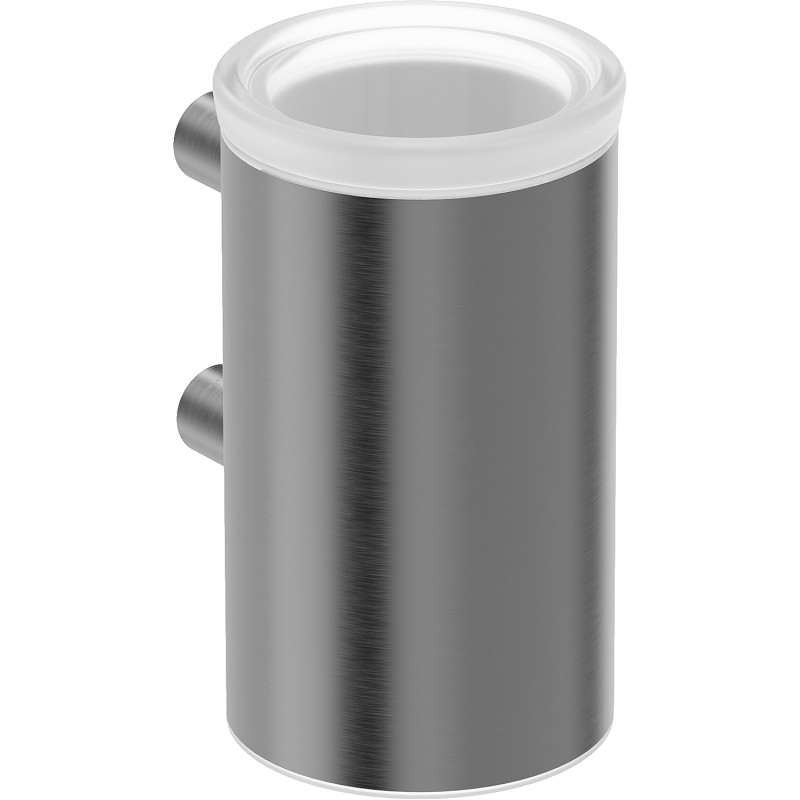 Mexen Loop kubek na szczoteczki, gun gray szczotkowany - 70A71051-66