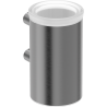 Mexen Loop kubek na szczoteczki, gun gray szczotkowany - 70A71051-66