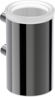 Mexen Loop kubek na szczoteczki, black chrome - 70A71051-73