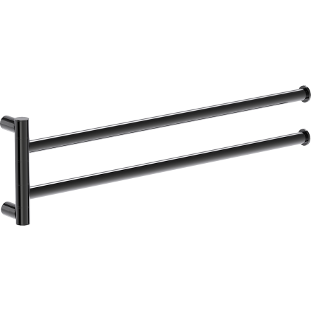 Mexen Loop podwójny obrotowy wieszak na ręcznik, black chrome - 70A71049-73
