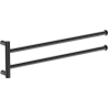Mexen Loop podwójny obrotowy wieszak na ręcznik, black chrome - 70A71049-73