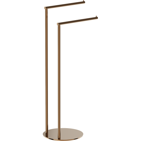 Mexen Loop stojący wieszak na ręcznik, różowe złoto - 70A71096-60