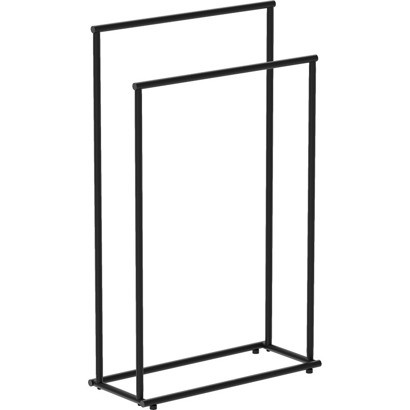 Mexen Loop stojący wieszak na ręcznik, czarny - 70A71098-70