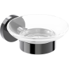Mexen Ovio mydelniczka, black chrome - 70A19555-73