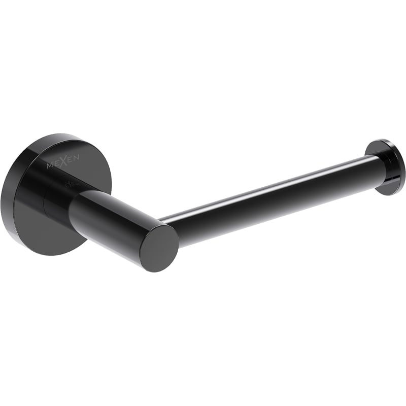 Mexen Ovio uchwyt na papier toaletowy, black chrome - 70A19525-73