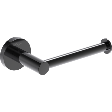 Mexen Ovio uchwyt na papier toaletowy, black chrome - 70A19525-73