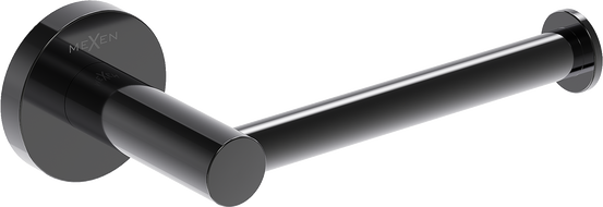 Mexen Ovio uchwyt na papier toaletowy, black chrome - 70A19525-73
