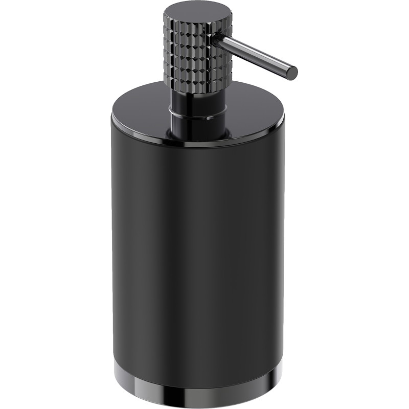 Mexen Triv dozownik do mydła stojący, czarny/black chrome - 70A33059-73B