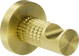 Mexen Triv haczyk na ręcznik, złoty szczotkowany - 70A33011-55
