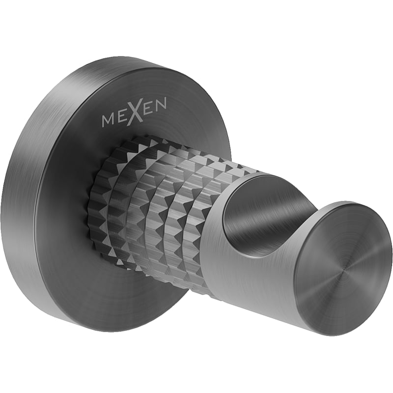 Mexen Triv haczyk na ręcznik, gun gray szczotkowany - 70A33011-66