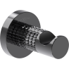 Mexen Triv haczyk na ręcznik, black chrome - 70A33011-73