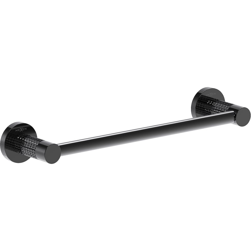 Mexen Triv wieszak na ręcznik, black chrome - 70A33041-73