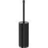 Mexen Triv szczotka toaletowa stojąca, czarna/black chrome - 70A33073-73B