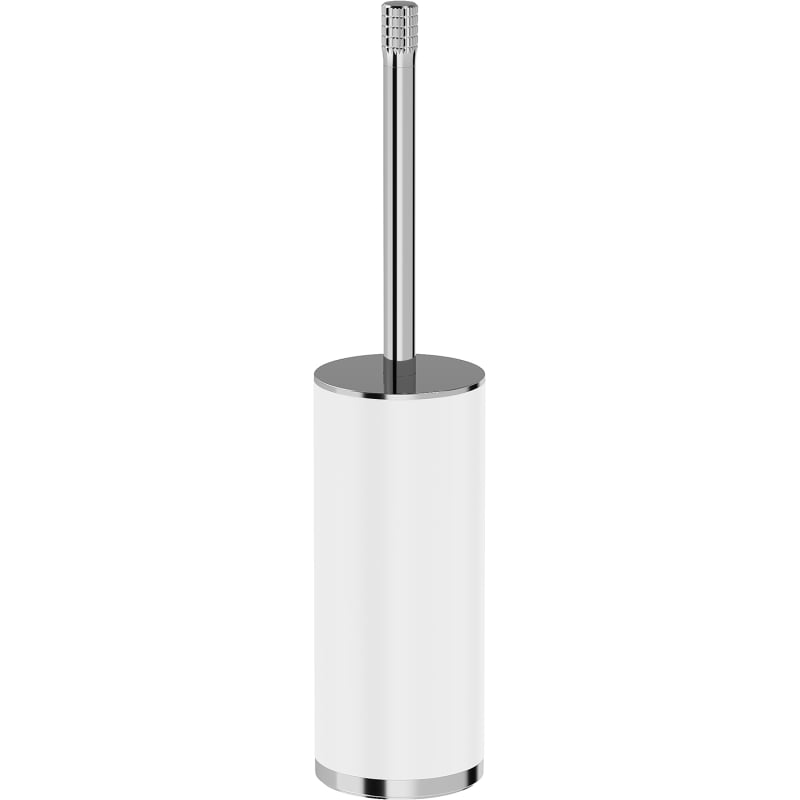 Mexen Triv szczotka toaletowa stojąca, biała/chrom - 70A33073-00W