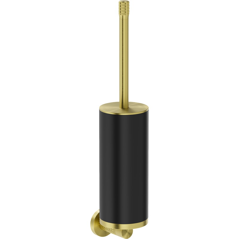 Mexen Triv szczotka toaletowa, czarna/złota szczotkowana - 70A33071-55B