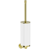 Mexen Triv szczotka toaletowa, biała/złota - 70A33071-50W