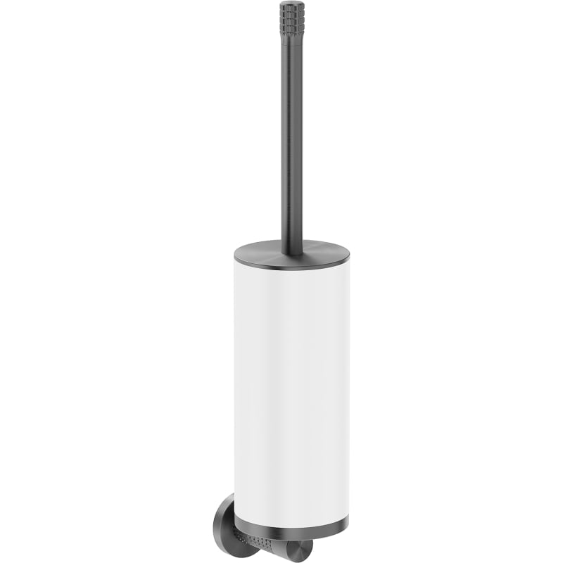 Mexen Triv szczotka toaletowa, biała/gun gray szczotkowany - 70A33071-66W
