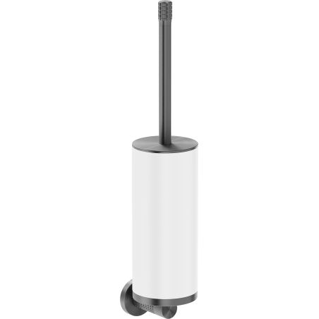 Mexen Triv szczotka toaletowa, biała/gun gray szczotkowany - 70A33071-66W