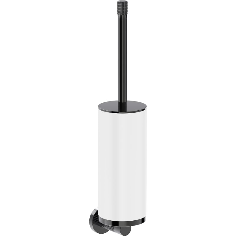 Mexen Triv szczotka toaletowa, biała/black chrome - 70A33071-73W