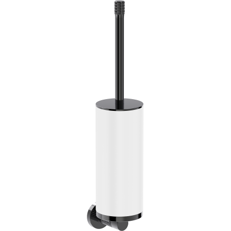 Mexen Triv szczotka toaletowa, biała/black chrome - 70A33071-73W