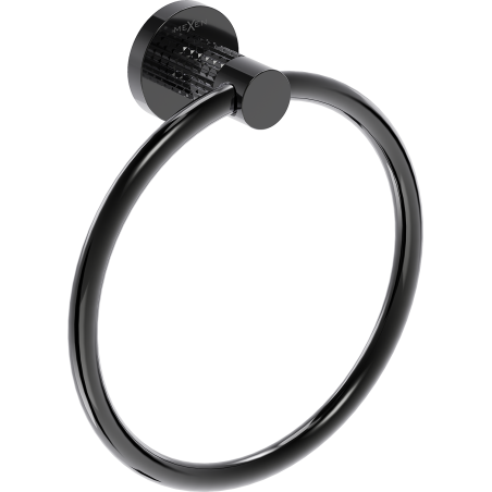 Mexen Triv wieszak na ręcznik, black chrome - 70A33031-73