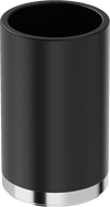 Mexen Triv kubek na szczoteczki stojący, czarny/chrom - 70A33053-00B