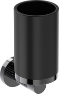 Mexen Triv kubek na szczoteczki, czarny/black chrome - 70A33051-73B