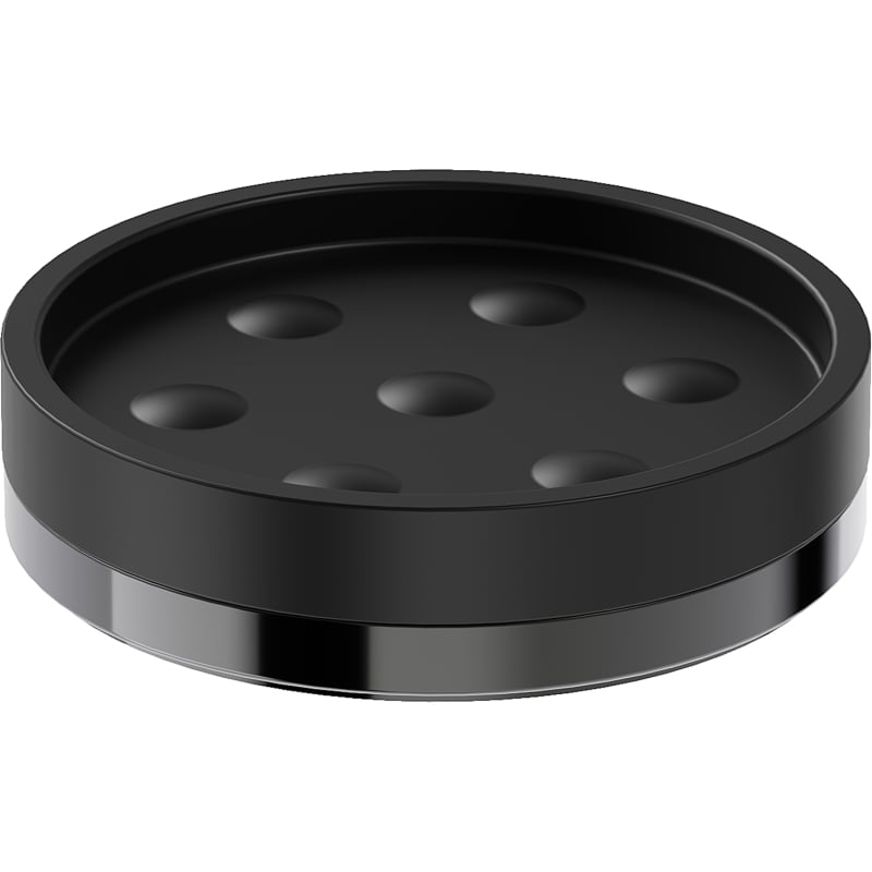 Mexen Triv mydelniczka stojąca, czarna/black chrome - 70A33057-73B