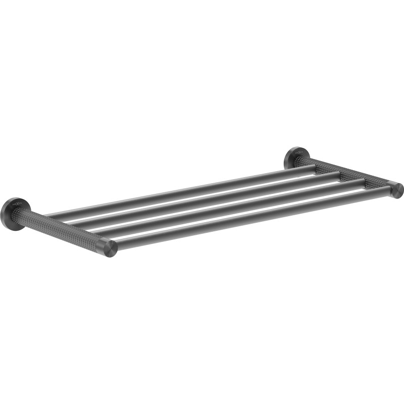 Mexen Triv półka na ręcznik, gun gray szczotkowany - 70A33082-66