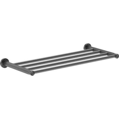 Mexen Triv półka na ręcznik, gun gray szczotkowany - 70A33082-66