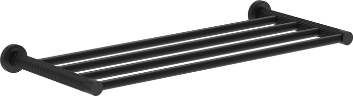 Mexen Triv półka na ręcznik, czarna - 70A33082-70
