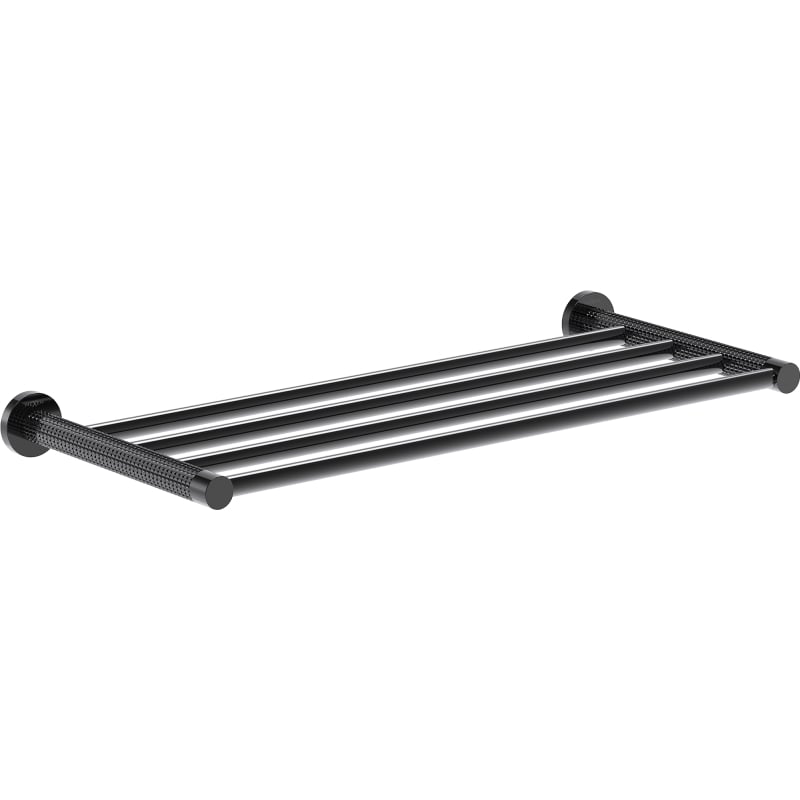 Mexen Triv półka na ręcznik, black chrome - 70A33082-73