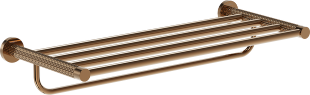Mexen Triv półka na ręcznik, różowe złoto - 70A33081-60