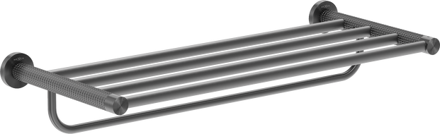 Mexen Triv półka na ręcznik, gun gray szczotkowany - 70A33081-66