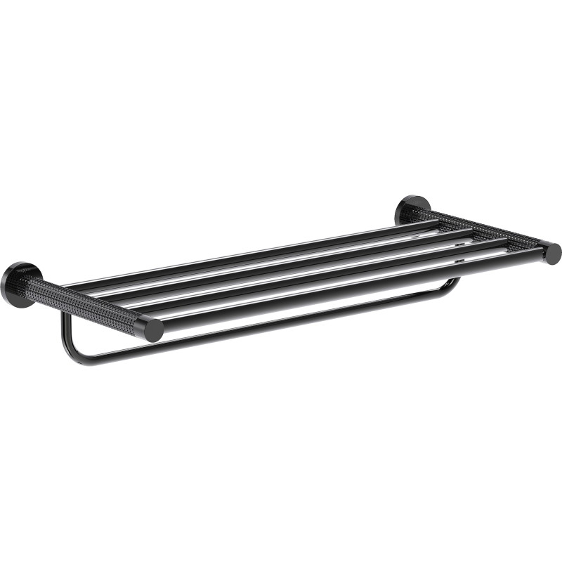 Mexen Triv półka na ręcznik, black chrome - 70A33081-73