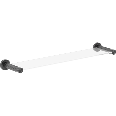 Mexen Triv wisząca półka szklana, gun gray szczotkowany - 70A33061-66